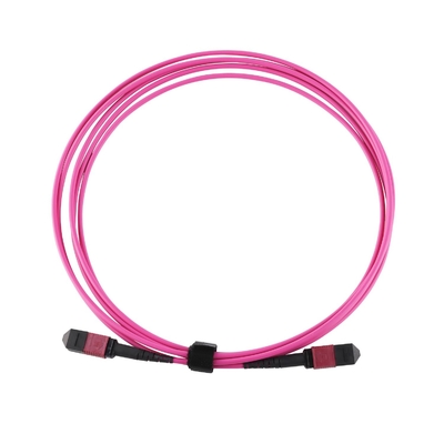 20m OM4 MPO MTP Zirconia Cable in fibra ottica ceramica con PVC/LSZH Jacket