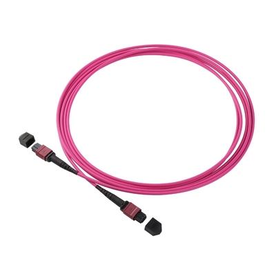 20m OM4 MPO MTP Zirconia Cable in fibra ottica ceramica con PVC/LSZH Jacket