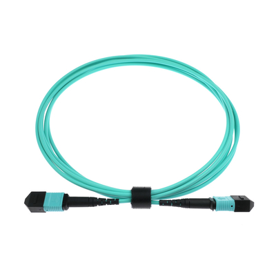 PVC/LSZH Multi-Mode MPO MTP Fiber Optic Cable 20m di lunghezza con temperatura di funzionamento da -20.C a 70.C