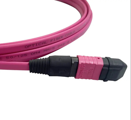 MPO MTP connettore in ceramica di zirconio di 3,0 mm di diametro del cavo da -40.C a 85.C PVC/LSZH Giacca lunghezza 20m