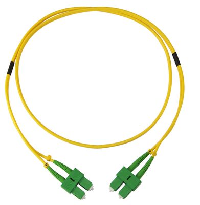Cable di patch in fibra ottica di grado Telecom con giacca in PVC/LSZH di diametro di 3,0 mm e bassa perdita di inserimento