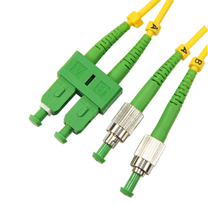 Cable di patch in fibra ottica di grado Telecom con giacca in PVC/LSZH di diametro di 3,0 mm e bassa perdita di inserimento