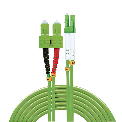 Codice di patchcord in fibra ottica multimodale di lunghezza personalizzata Telecom Grade PVC/LSZH Giacca UPC/APC lucidatura.