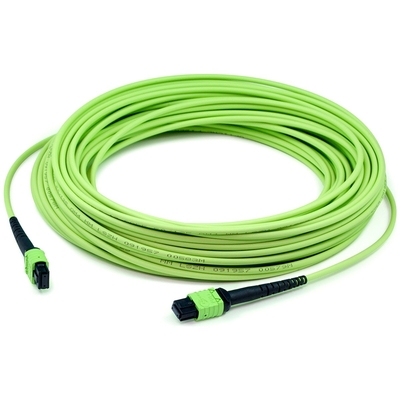16 Core SM MM MPO MTP Cavo Jumper in fibra ottica per data center FTTX personalizzabile