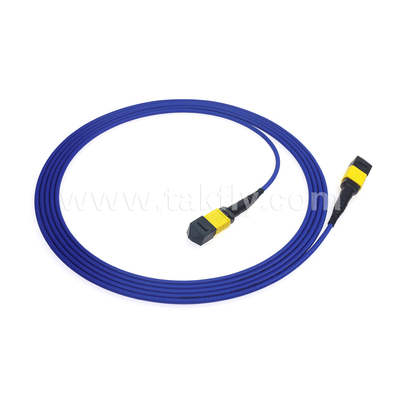 Centro dati FTTX Cavo in fibra ottica MPO Patch Cord MTP Cavo a tronco SM MM Jumper blindato