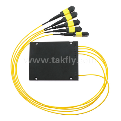Fibra ottica MPO/MTP SM/MM PLC Splitter 1x4 per Data Center FTTX