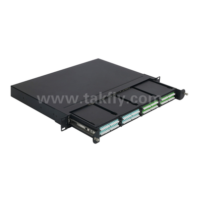 1U Rack Mount 24F MPO-LC MTP Patch Panel Alta densità 96F Per Data Center