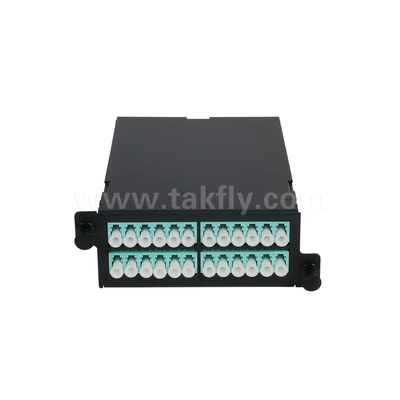 1U Rack Mount 24F MPO-LC MTP Patch Panel Alta densità 96F Per Data Center