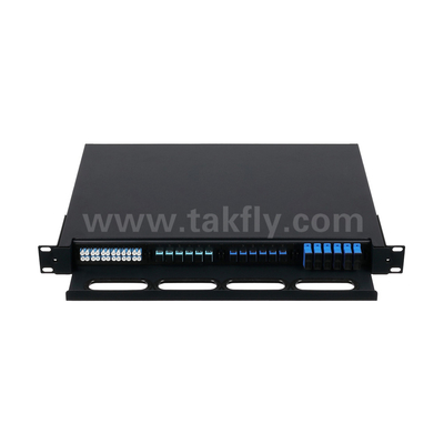 Fibra ottica personalizzabile MPO Cassetta MTP Patch Panel Tipo scorrevole per data center FTTX