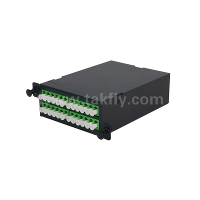 Fibra ottica MPO Cassetta MTP Patch Panel Legatura di alluminio Gestione del tipo scorrevole per data center FTTX