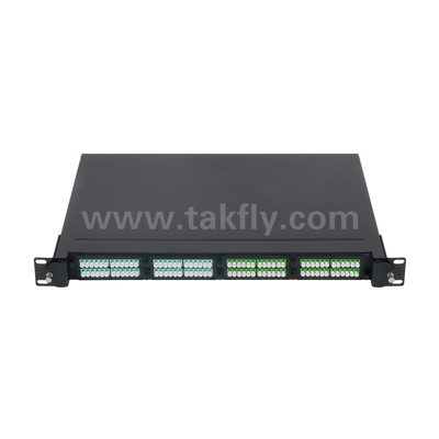 Fibra ottica MPO Cassetta MTP Patch Panel Legatura di alluminio Gestione del tipo scorrevole per data center FTTX