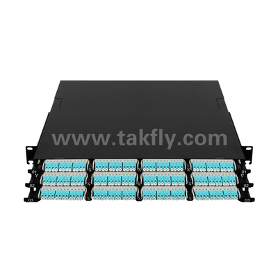 Fibra ottica MPO Cassetta MTP Patch Panel 144 Core Super alta densità per data center FTTX