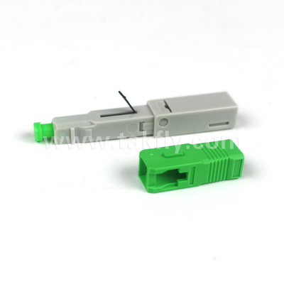 SC/APC Connettore rapido installabile sul campo Embedded-APC per 62.5/125μm OM1 Modalità fibra di plastica