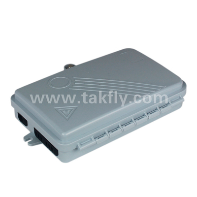 PC ABS Material 6 Core Fiber Optic Termination Box per connessioni veloci in fibra ottica