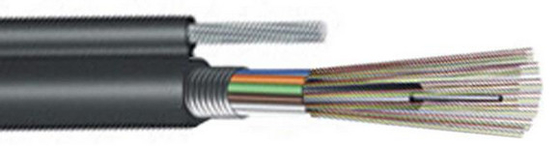 216C Fiber Count GYTC8S Cavo esterno con nastro di protezione antiacqua