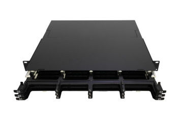 144-Core MPO MTP Cassette Panel con LC Connector Interface e 200mm di profondità per la gestione delle fibre ad alta densità