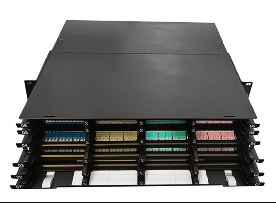 200 mm di profondità di alta densità MPO Patch Panel Opzione personalizzabile
