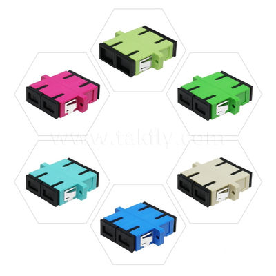 SC Adapter Cable Coupler APC/UPC Fibra ottica simplex/duplex per data center FTTH Multicore