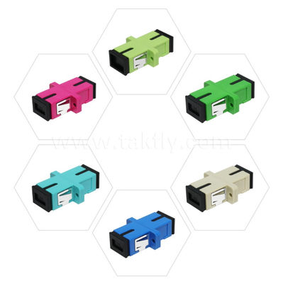 SC Adapter Cable Coupler APC/UPC Fibra ottica simplex/duplex per data center FTTH Multicore