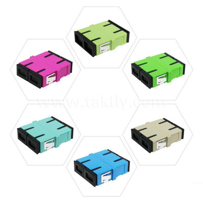 SC Adapter Cable Coupler APC/UPC Fibra ottica simplex/duplex per data center FTTH Multicore