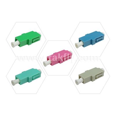 LC Adapter Cable Coupler APC/UPC SM/MM Simplex/Duplex/Quad/6 vie/8 vie Fibra ottica per data center FTTH