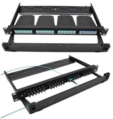 1U MPO MTP Fiber Optic Patch Panel 24 Port per il Data Center