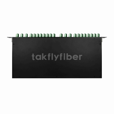 16CH DWDM MUX DEMUX con monitor e porta di estensione 1625nm OTDR ed EDFA