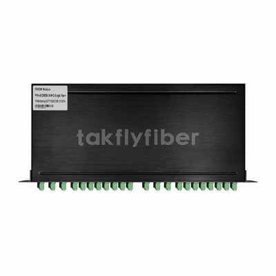 16CH DWDM MUX DEMUX con monitor e porta di estensione 1625nm OTDR ed EDFA