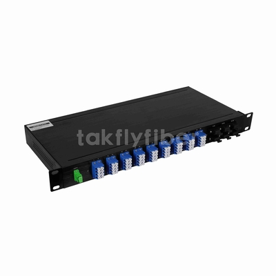 1U 19inch Rack Mount WDM 1x72 CATV PLC Splitter per applicazioni GPON