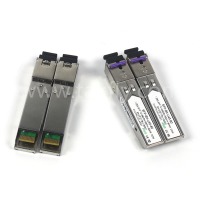 BIDI 1.25 G SFP Transceiver Tx1550/Rx1490nm 80KM SMF DDM LC CISCO JUNIPER HUAWEI COMPATIBILE