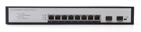 DF-2F-8GP 2-Porta 10/100/1000mbps 8+2 Porte in fibra uplink Gigabit Poe Network Switch