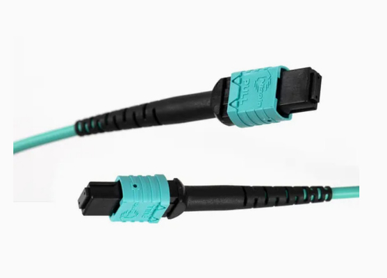 MTP Compatibile Om3 MPO a MPO Cavo in fibra ottica per Qsfp+Transceiver Comunicazioni 5g Tipo B