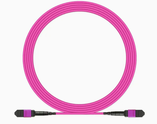 Flessibile MPO/MTP 12 fibre cordone di patch in fibra ottica -20C-70C per ambienti diversi