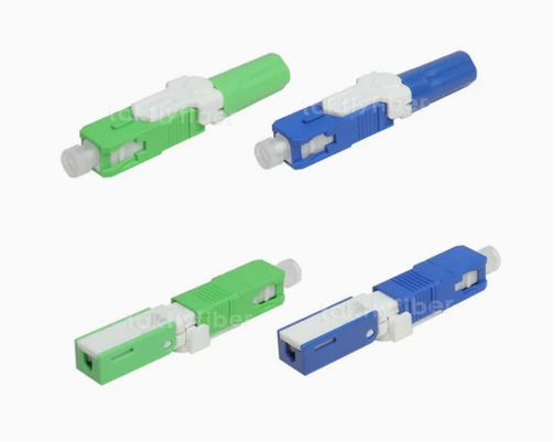 LC Connector Style SC Fast Connector per CABLE FIBRA OPTICA di diametro di fibra 0,125 mm