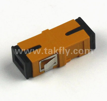 RoHS Compliant FTTH SC Simplex Duplex Fiber Optic Adapter Temperatura di funzionamento -40- 85C Perdita di ritorno ≥45dB