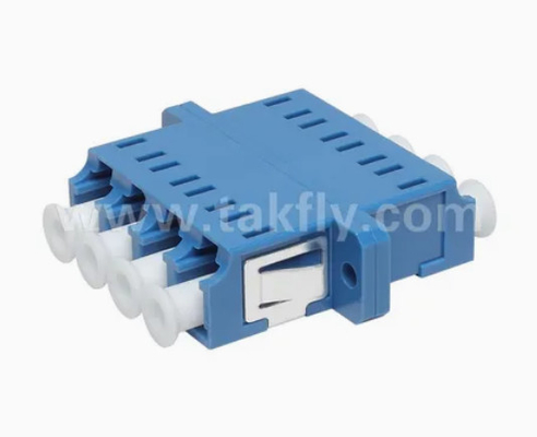 LC Quad APC Upc 4 Core Adapter in fibra ottica con flange Simplex e Duplex Body Style