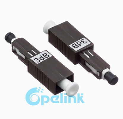 1310/1550nm Mu/PC Attenuatore in fibra ottica -30dB Ampio intervallo di temperatura da maschio a femmina