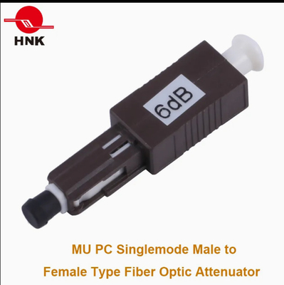 1310/1550nm Mu/PC Attenuatore in fibra ottica -30dB Ampio intervallo di temperatura da maschio a femmina