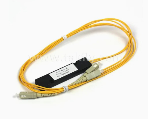 1X2 900um Mini tubo di acciaio Fibra ottica PLC Splitter Modulo Alta affidabilità e stabilità