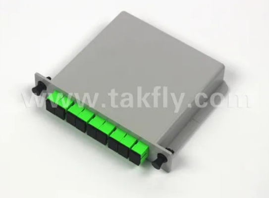 1*8 Single Mode G657A1 Fiber Casette Tipo LGX PLC Splitter con connettore Sc/APC Alta affidabilità e stabilità