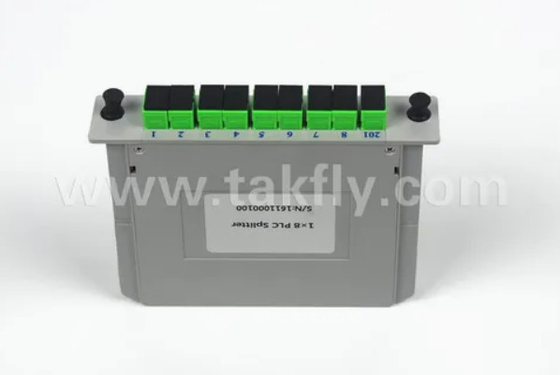 1*8 Single Mode G657A1 Fiber Casette Tipo LGX PLC Splitter con connettore Sc/APC Alta affidabilità e stabilità