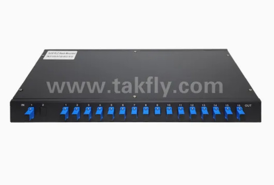 Gpon Epon 32 Port Rack Mount Fiber Optical Splitter Sc/APC Connector Alta affidabilità e stabilità