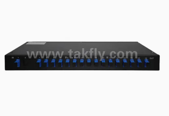 Gpon Epon 32 Port Rack Mount Fiber Optical Splitter Sc/APC Connector Alta affidabilità e stabilità