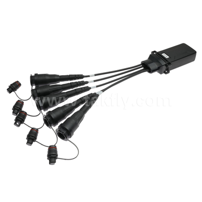 Impermeabile 1X4 Mini Supertap Tipo di chiusura del terminale Splitter PLC a fibra ottica con connettori compatibili Supertap Female Optitap