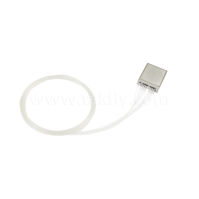 Tipo industriale 16CH Ultra Compact DWDM Mux Demux, 100GHz C18-C48, lunghezza d'onda di alta precisione, uscita unilaterale della fibra