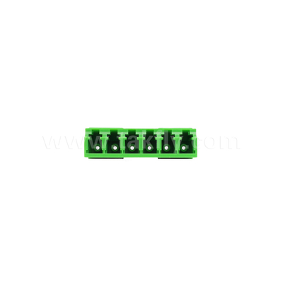 LC/APC 6 modi adattatore, SM OS2, verde, senza flange modalità singola per la rete