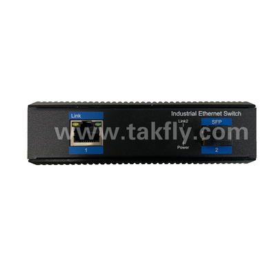 Switch POE Gigabit Industriale con 1 porta SFP e montaggio su guida DIN