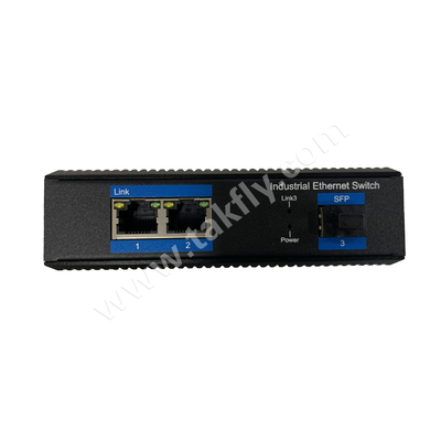 Switch Ethernet industriale POE 2 porte Gigabit con slot SFP