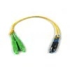 OM3 SC Fibra ottica Pigtail Multimode Duplex PVC Sheath