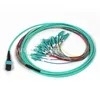 12 Core OM3 MPO to LC Fanout Fiber Optic Cable LSZH CPR Certificato